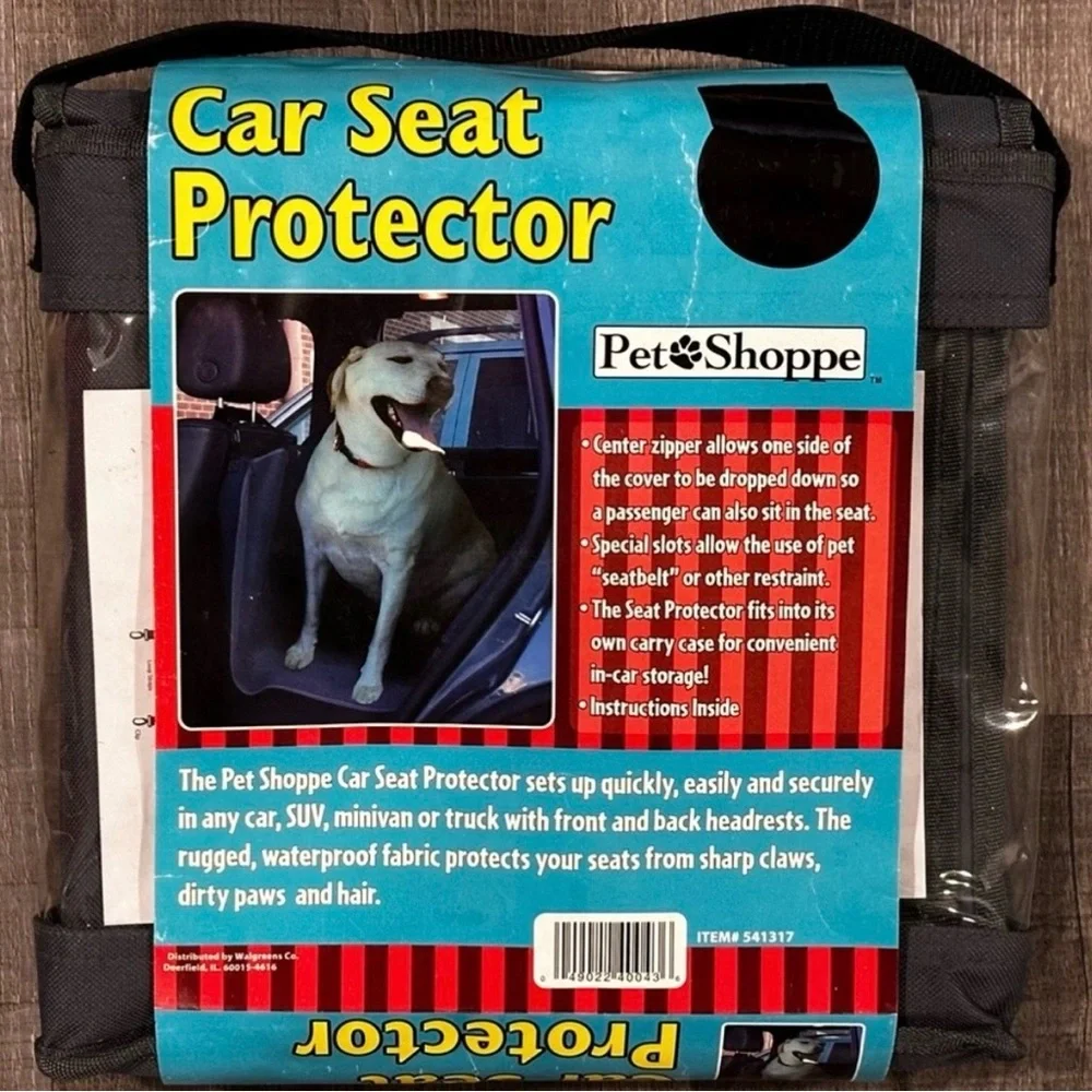 New Pet Shoppe Bluish Gray Car Seat Protector